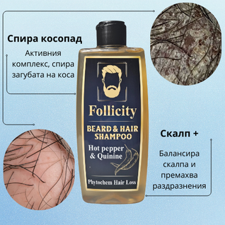 Hair & Beard Stimulating Shampoo - Шампоан за брада и коса
